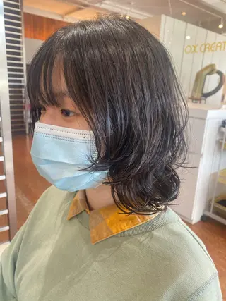 ショート パーマ OXCREATION / ガクトのヘアスタイル