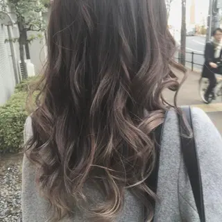 セミロング カラー パーマ Produce橋本店所属・Produce 橋本店のヘアスタイル
