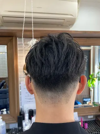 ショート メンズ ルピナス中田店長 山口大地のヘアスタイル