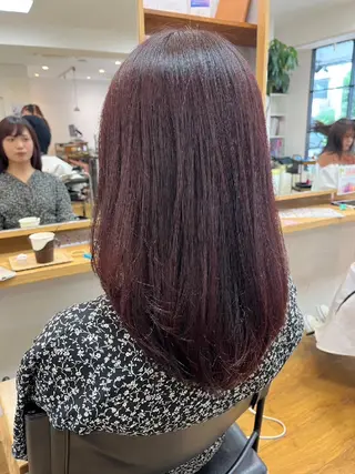 ロング カラー 近森 美帆[モーラ高石店]のヘアスタイル