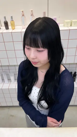ロング カラー 🌼花屋併設🌼 木下奈々望のヘアスタイル