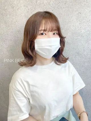 ミディアム カラー clomus所属・YUKA艶髪 🌸寛ぎ部屋のヘアスタイル