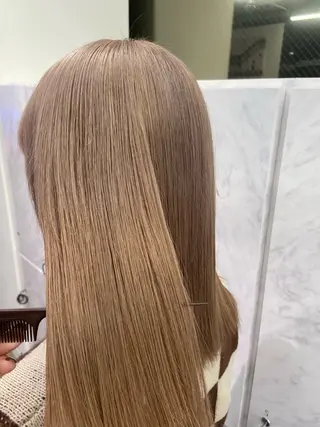 セミロング ハイトーン/エクステ 🫧minamiのヘアスタイル