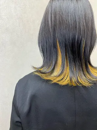 ミディアム カラー KURUMI /NINE麻布十番のヘアスタイル