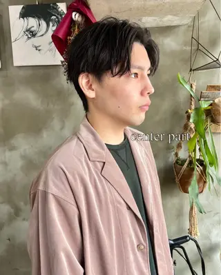 ショート メンズ 木村陸弥 似合わせ 透明感カラー🌿のヘアスタイル