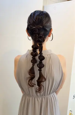 ロング ヘアアレンジ ヘアセット/カラー 🩰nanaのヘアスタイル