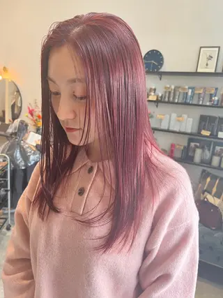 ロング ダブルカラー🕊 chiakiのヘアスタイル