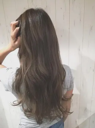 ロング カラー 西川 敏夫のヘアスタイル