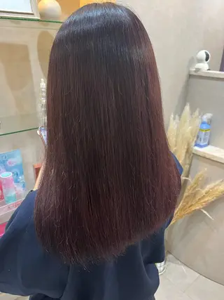 セミロング カラー runa .のヘアスタイル