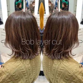 ミディアム カラー ✨ダメージを感じない 美髪ヘア✨ 野口春貴のヘアスタイル