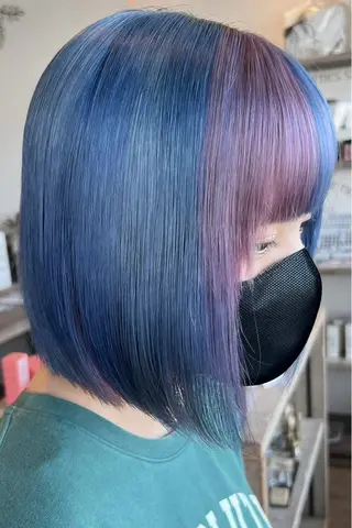 ショート カラー 岸下 理緒のヘアスタイル