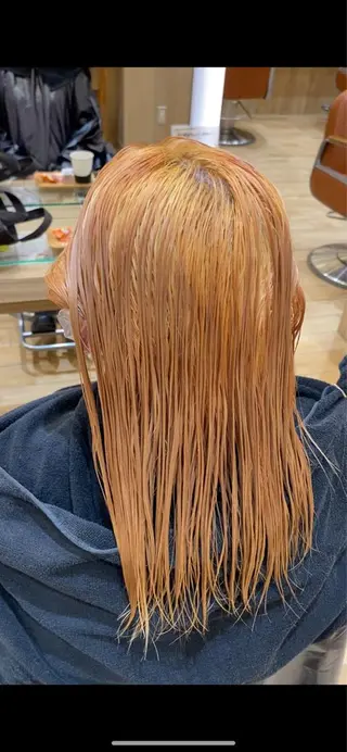 セミロング 新宿メンズパーマ ヨモギダのヘアスタイル