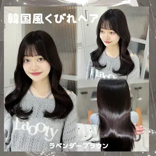 セミロング カラー ヘアアレンジ eN°byyoureshair所属・🎀若者人気No.1 湯川響🎀のヘアスタイル