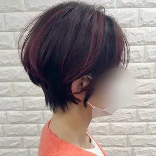ショート カラー 水谷未南/ ショートモデル募集☻のヘアスタイル