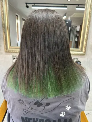 ロング カラー Lien 深井店のヘアスタイル