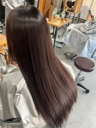 ロング カラー 〈Aguhair〉 kasugaのヘアスタイル