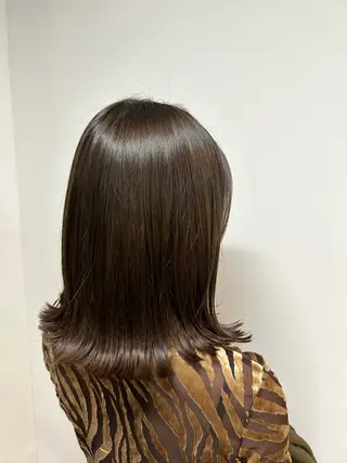 ミディアム カラー 相澤 拳のヘアスタイル