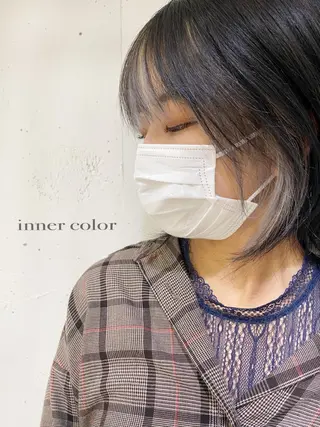 ミディアム カラー 韓・中華美女ヘア 🇰🇷×🇨🇳のヘアスタイル