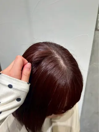 ミディアム カラー 💖暖色/ピンク💖 髪質改善/YUIKOのヘアスタイル