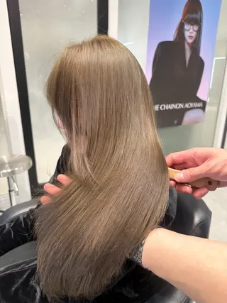 ロング カラー JUNO韓国ヘア MIAN.⋆𝜗𝜚のヘアスタイル