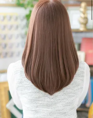 ロング カラー 透明感カラー️🫧 清水杏乃のヘアスタイル