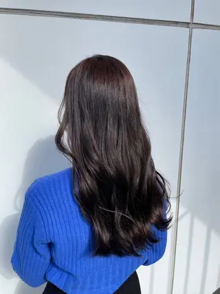 ロング カラー ブリーチなし艶カラー タクト🫧のヘアスタイル