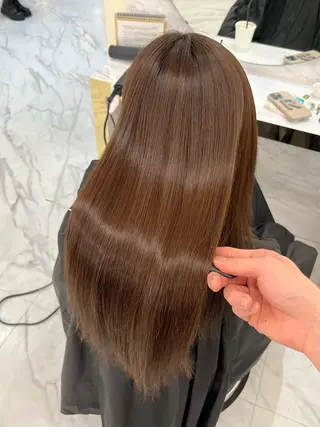 ロング 髪質改善縮毛矯正🫧 村上蒼生のヘアスタイル