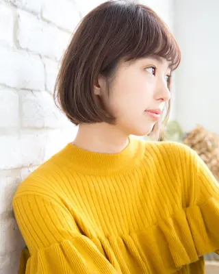 ショート カラー パーマ amie 新小岩駅 南口店【アミ】のヘアスタイル