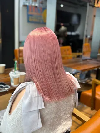 ミディアム レイヤーカット🫧 /ブリーチ✨TOWAのヘアスタイル