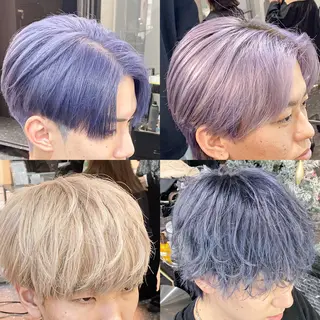 カラー パーマ/ダブルカラー ブリーチ⭐️海斗のヘアスタイル
