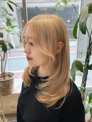 ロング カラー 🌈艶ハイトーン🌈 心を込めます🤝涼介のヘアスタイル