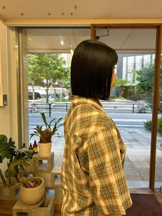 ミディアム siro所属・siro meru 透明感カラーのヘアスタイル