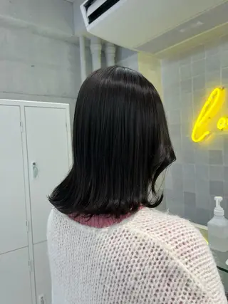 ミディアム カラー 韓国ヘア☁️ mitsukiのヘアスタイル