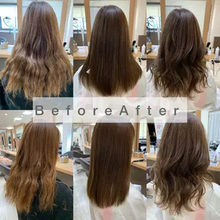 ロング カラー Lien 深井店のヘアスタイル