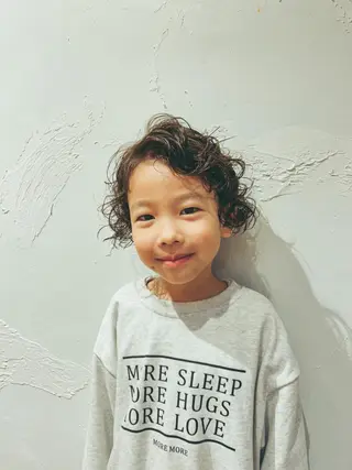 ショート メンズ キッズ Lilly所属・成田 智彩のヘアスタイル