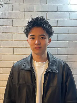 ショート パーマ メンズ スパイキーショート メンズカット/千葉駅のヘアスタイル