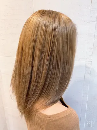 ミディアム 🌿earth亀有店 【緑髪のノブ】🌿のヘアスタイル