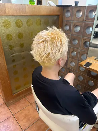 ショート カラー メンズ 🎱メンズカット特化 No.1 Tum🎱のヘアスタイル