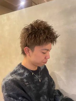 メンズ フリーランスシェアサロンルレイル所属・心斎橋/メンズ /ルレイル/地形真希のヘアスタイル