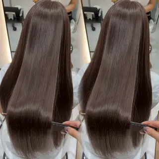 ロング 🩶レイヤー/艶髪/ 顔周り/韓国風/輝士のヘアスタイル