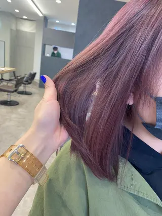 ミディアム カラー 🕶️佐藤 海李🐏のヘアスタイル