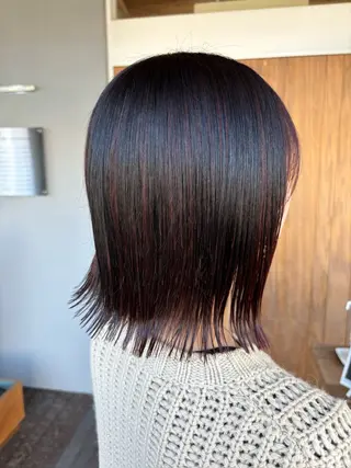 ミディアム カラー fulam所属・MIKU ／fulamのヘアスタイル