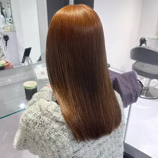 セミロング カラー 🫧うる艶トレンド 🫧透明感カラーのヘアスタイル