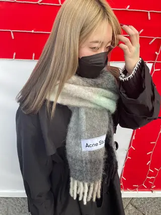 ロング 顔周りレイヤー 🎀マリノのヘアスタイル