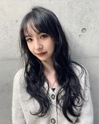 ロング カラー ヘアアレンジ ハイトーン/美髪矯正 🍃大江拓実のヘアスタイル