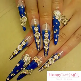 ロング ネイル HappyMagic NAILのネイルデザイン
