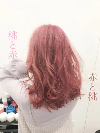 ロング カラー ヘアアレンジ TONE所属・透明感カラー/ 韓国ヘア/縮毛矯正のヘアスタイル