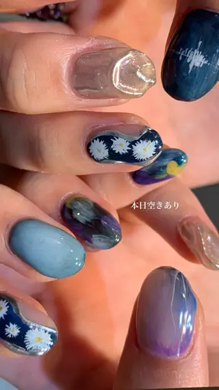 ネイル ゆびノさき茨木店 ニュアンス/アートのネイルデザイン