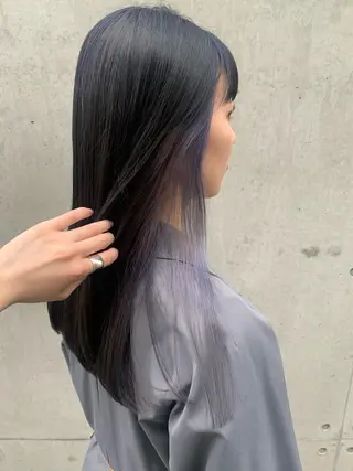 ロング カラー まろやか透明感カラー ♡MANAのヘアスタイル