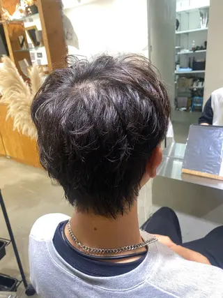 メンズ 透明感カラー 天羅のヘアスタイル
